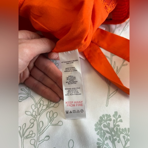 Jason Wu Cropped Orange Cotton-Blend Tank, size S, NWT! - Picture 7 of 9